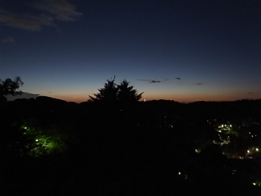 福岡市植物園の展望台夜景